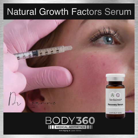 highest concentration of natural growth best AQ Skin Solution’s Recovery Serum factors cap