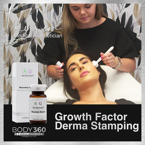 highest concentration of natural growth factors Serum AQ Skin Solution’s Skin Recovery Bur
